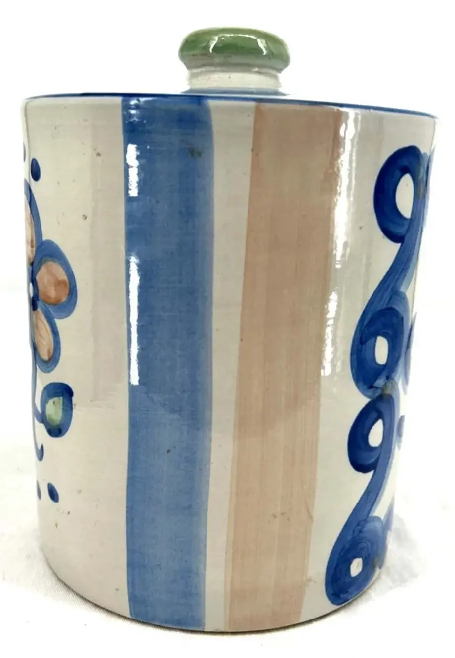 M. A. Hadley Sugar Canister Lidded Large 8